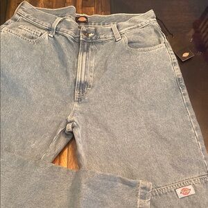 Dickies Blue Relaxed Fit Jeans with Vintage Aesthetic